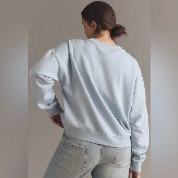 Anthropologie Light Blue Sweatshirt - Picture 6 of 10